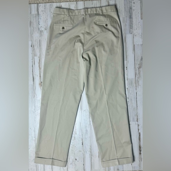 Brooks Brothers Pants Mens 36x32 Cream Advantage Chino Trousers - Picture 8 of 10